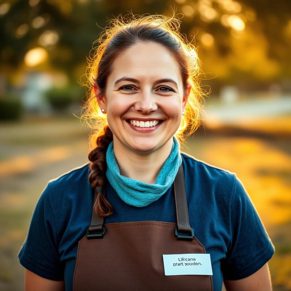 Smiling support worker representing genuine NDIS care